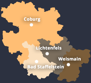 Karte Dekanat Coburg