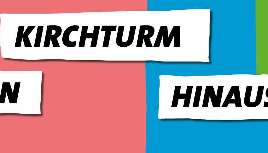 Schriftzug im Kopf der Website 'Über den Kirchturm hinaus'
